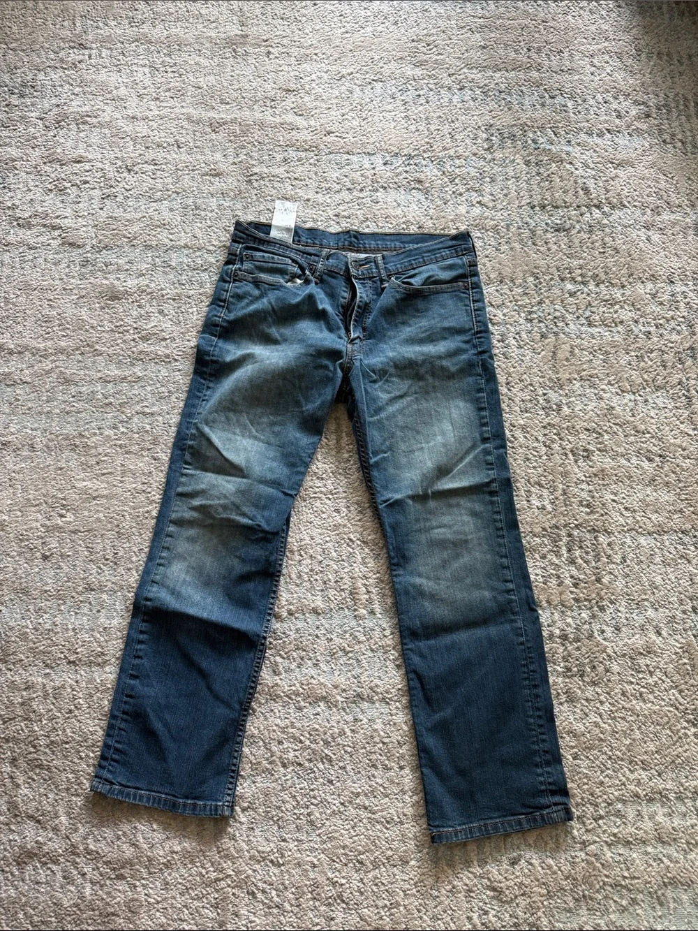 Levi's Men's Blue Straight-Leg Denim Jeans